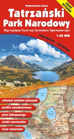 Mapa Tatrzański Park Narodowy wyd. foliowane wyd. 18 - Opracowanie zbiorowe