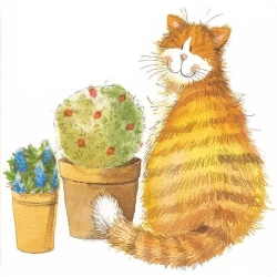 Podkładka pod kubek C173 Kot Whiskers - Alex Clark