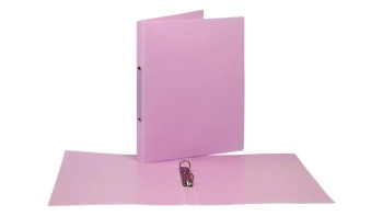 Segregator A4 PP 2cm 2R pastel różowy - Biurfol