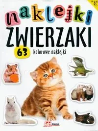 Naklejki Zwierzaki 63 kolorowe naklejki - praca zbiorowa