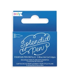 Naboje uzupełniające Splendid niebieskie 5szt - Kolorowe Baloniki