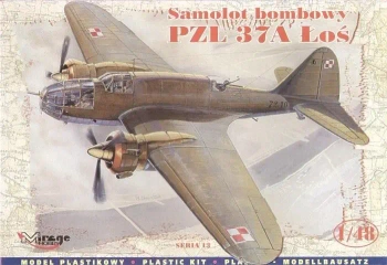 PZL-37B Łoś Polski Samolot Bombowy - Mirage Hobby