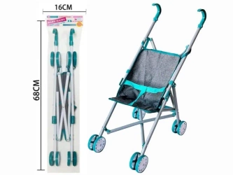 Wózek spacerówka parasolka szaro-miętowy - Madej