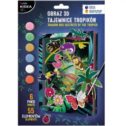 Obraz 3D tajemnice tropików KIDEA - DERFORM