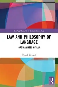 Law and Philosophy of Language - Richard Pascal