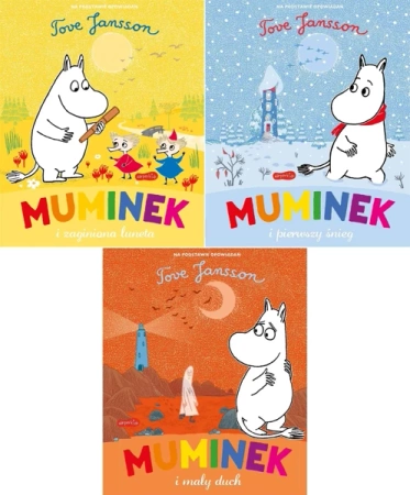PAK 3x Muminek i luneta + duch + śnieg - Tove Jansson