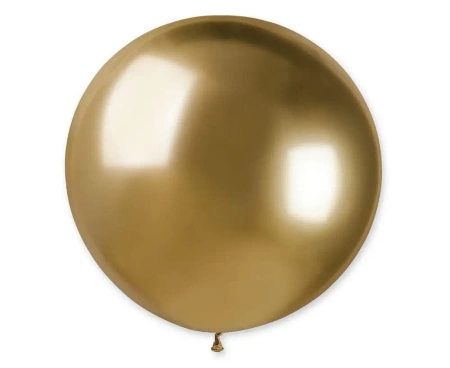 Balon kula shiny złota 0,80m - Godan