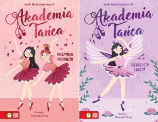 Akademia Tańca 1-3 Naszyjnik przyjaźni + Srebrzysty łabędź+ Starsza siostra - Aniela Cholewińska-Szkolik