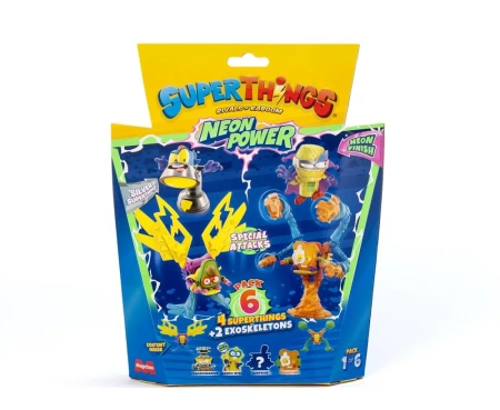 SuperThings Neon Power Pack 6 1szt - Magic Box Toys Polska (L)