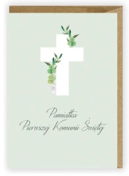 Kartka okolicznościowa, eko koperta Komunia K061 - Cardie
