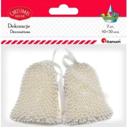 Zawieszki dzwonki 40x50mm 2szt - Titanum