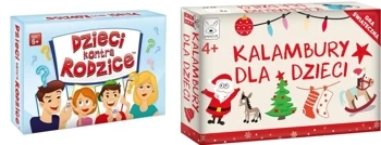 ZESTAW DZIECI KONTRA RODZICE KALAMBURY ŚWIĄTECZNE