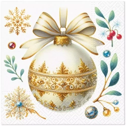 Serwetki świąteczne Classic decoration 33x33 cm (20 sztuk)