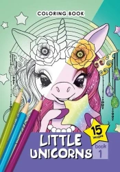 Kolorowanka A5 15 obrazków Małe jednorożce 1 - Fresh