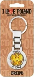 Brelok I love Poland Polska ILP-BRE-E-PL-02 - Pan Dragon