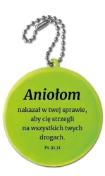 Zawieszka odblaskowa - Aniołom - Szaron