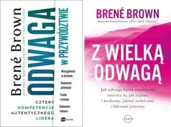 Pakiet: Odwaga w przywództwie + Z wielką odwagą - Brene Brown