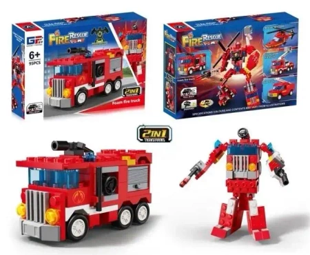 Klocki straż MIX - Merkpol