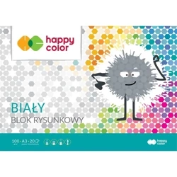 Paczka Blok rysunkowy biały A3 100g Happy Color 10sztuk