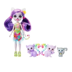 Barbie Enchantimals. Rodzina lemurów HRX86 - Mattel