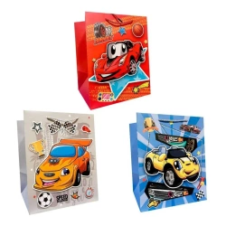 Torebka prezentowa dziecięca M szerokie dno mix - Ju-Piter