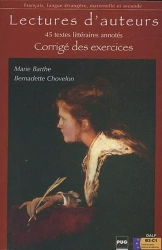 Lectures d'auteurs corrige - Marie Barthe