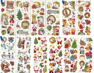 Naklejki na folii 12x30cm MIX - Brewis