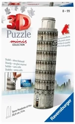Puzzle 3D 54 Mini budowle. Krzywa Wieża w Pizie - Ravensburger