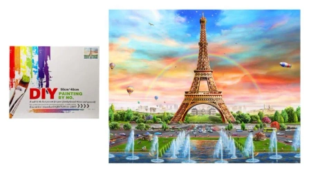 Malowanie po numerach Wieża Eiffla - SWEDE