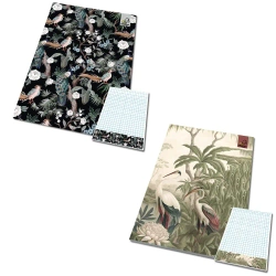 Notes A6 kratka z poddrukiem Botanique 1 szt.mix - EV-Corp