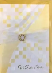 Karnet ślubny B6 Premium 57 + koperta - Panorama