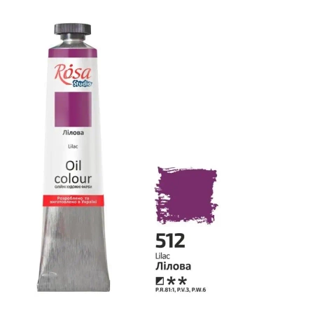 Farba olejna lilac 512 45ml - Rosa