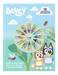 Notatnik Bluey z mini kredkami - Kids Euroswan zabawki licencja