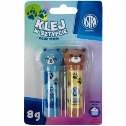 Klej w sztyfcie Zwierzątka 2szt ASTRA - ASTRA papiernicze