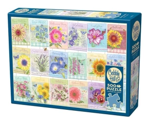 Cobble Hill Puzzle 500 el. Saszetki z nasionami kwiatów