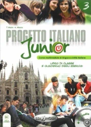 Progetto italiano junior 3 podręcznik + ćwiczenia + Audio CD - T. Martin, A. Albano