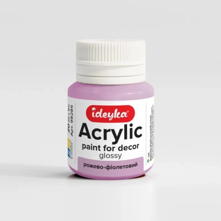 Farba akrylowa Różowy i fioletowy 20ml - Ideyka