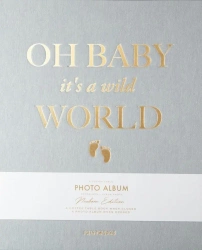 Fotoalbum Baby It's a Wild World. Szary - PRINTWORKS