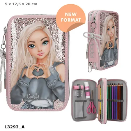 Piórnik 2-komorowy z wyposażeniem Top Model BFF 13293A - DEPESCHE