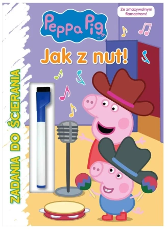 Peppa Pig. Zadania do ścierania - Opracowanie zbiorowe