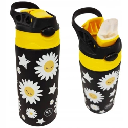 Bidon metalowy Coolpack bono daisy black - PATIO
