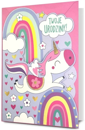 Karnet B6 Urodziny - Pan Dragon