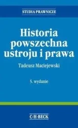Historia powszechna ustroju i prawa w.5 - Tadeusz Maciejewski