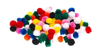 Pompony 10mm 100szt - Brewis