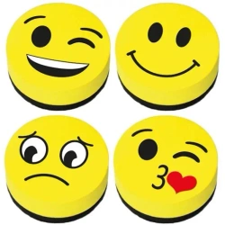 Gąbki magnetyczne Emotikon mix - Titanum