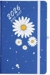 Kalendarz 2025/2027 A5 18M tyg. Hip Hop stokrotka - praca zbiorowa