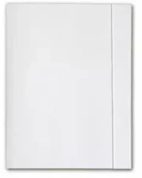 Teczka A4 z gumką, biała