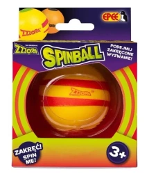 Spinball - Zakręcona zabawa żółta z czerwonym - EPEE