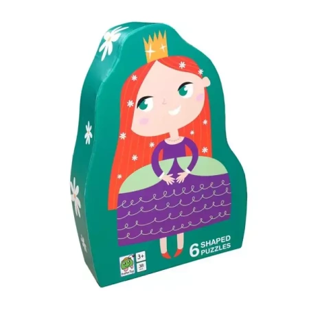 Puzzle dla dzieci w ozdobnym pudełku Księżniczka - Barbo Toys