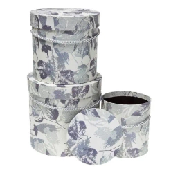 Pudełko Flower Box 3szt liście ROZETTE